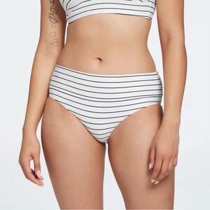 NWT CALIA by Carrie Underwood Wide Banded High Leg Bikini Bottom - size Medium